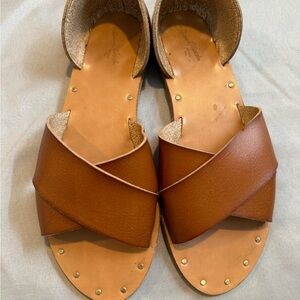 Brown Leather Sandals